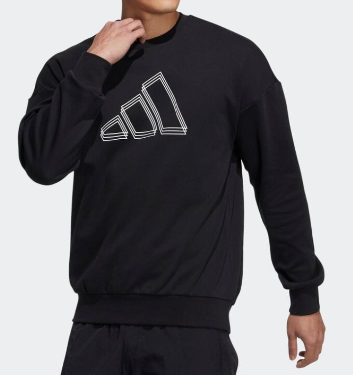 Bluza Adidas Sportswear Sweatshirt logo czarna - obrazek 3