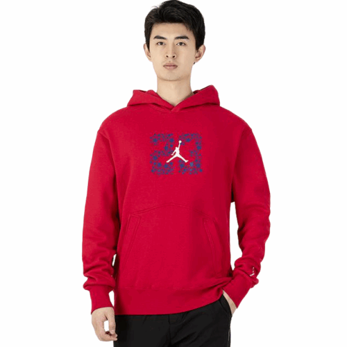 Bluza Nike Jordan Sport DNA z kapturem czerowna