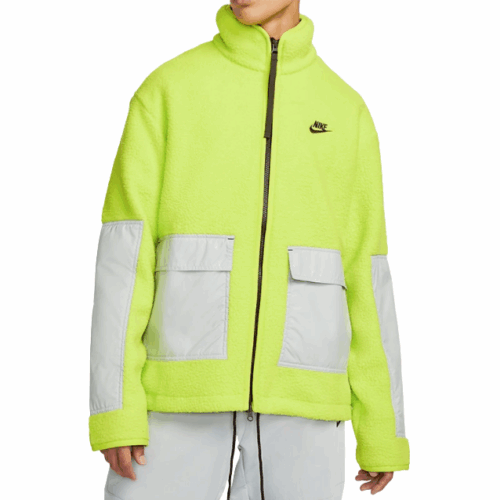 Kurtka polar Nike Sportswear Essential+ zielona