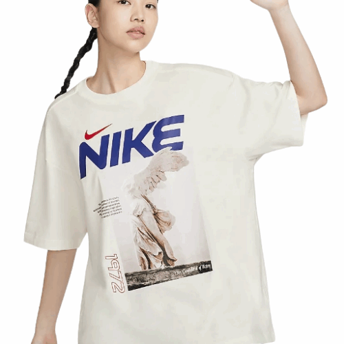 Koszulka damska Nike NSW oversized biała
