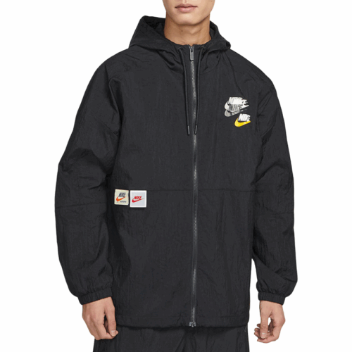 Kurtka Nike Sportswear kreszowa z kapturem czarna