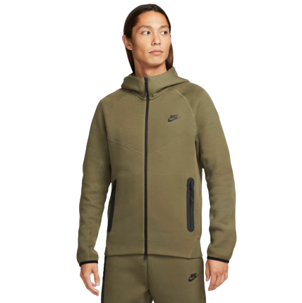 Bluza męska Nike TCH FLC kaptur zielona