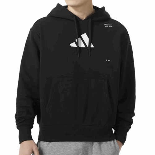 Bluza męska Adidas All-Gym z kapturem czarna