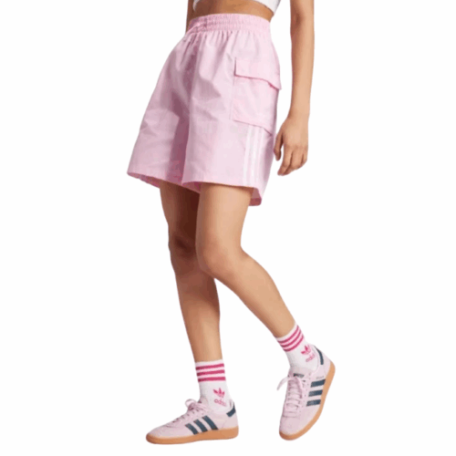 Spodenki damskie cargo Adidas Originals różowe
