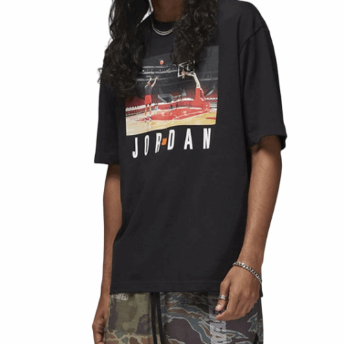 Koszulka męska Nike Jordan foto czarna