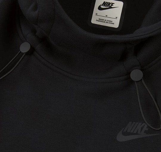 Bluza damska Nike Sportswear Tech Fleece black - obrazek 5