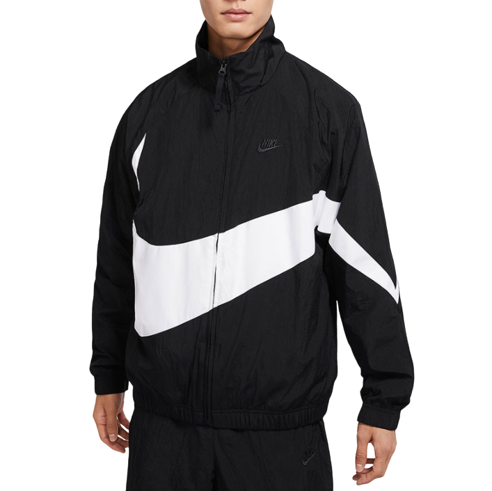 Kurtka Nike kreszowa na zamek czarno biała | Sportowy Markowy