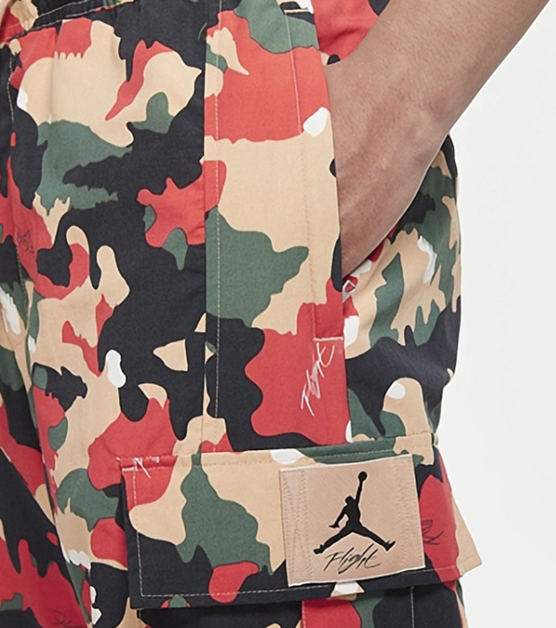 Spodnie Nike Jordan Flight bojówki moro - obrazek 3