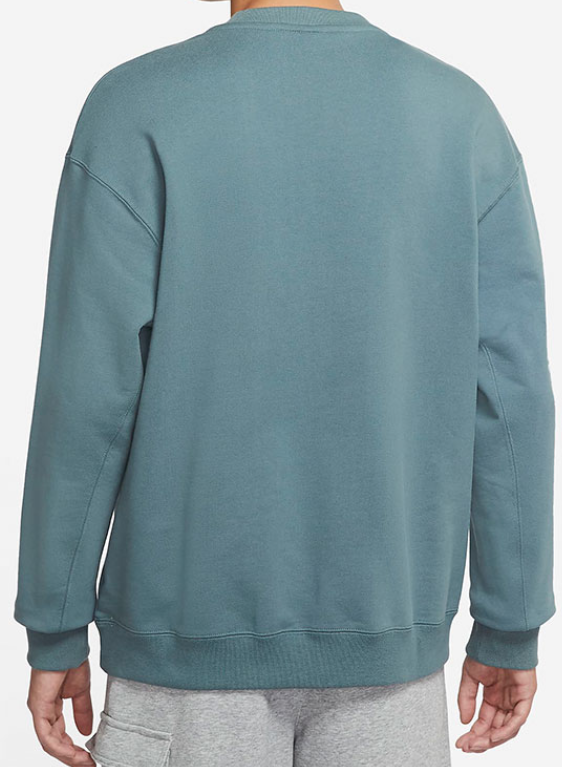 Bluza Nike Sportswear French Terry zielona - obrazek 3