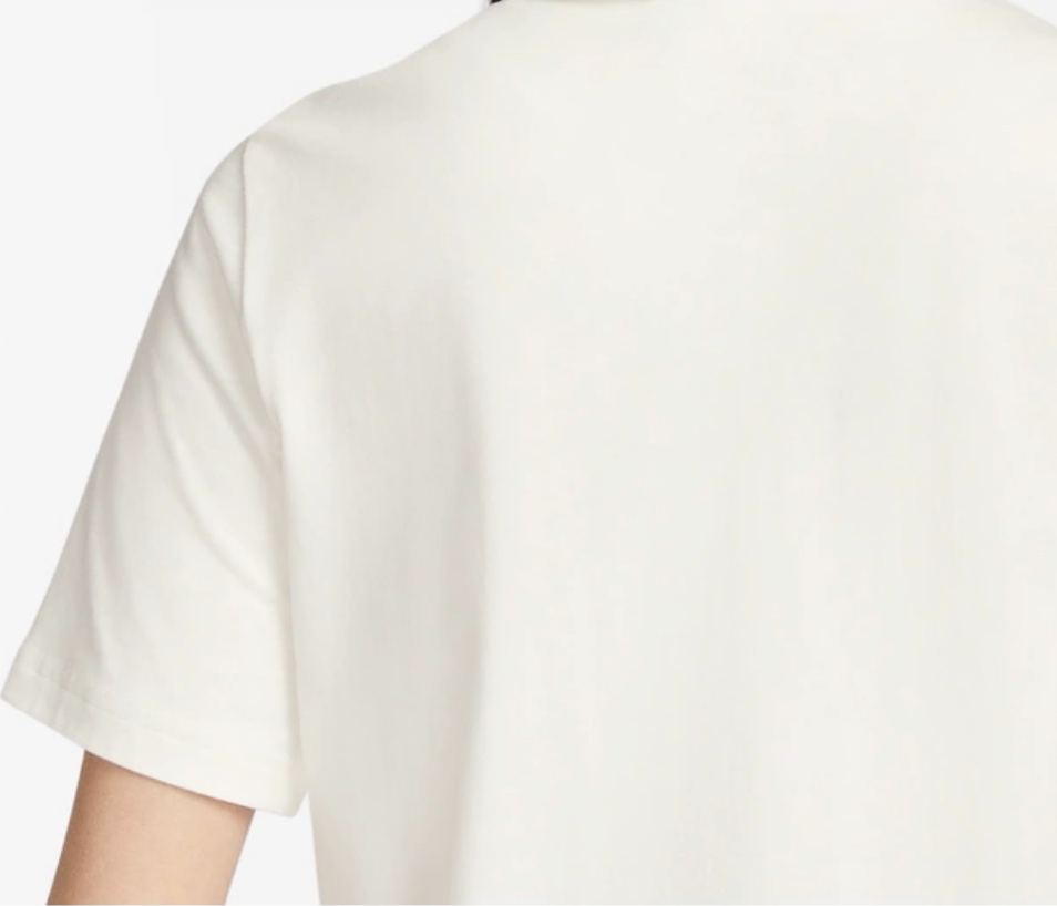 Sukienka Nike Swoosh z kołnierzykiem biała - obrazek 4