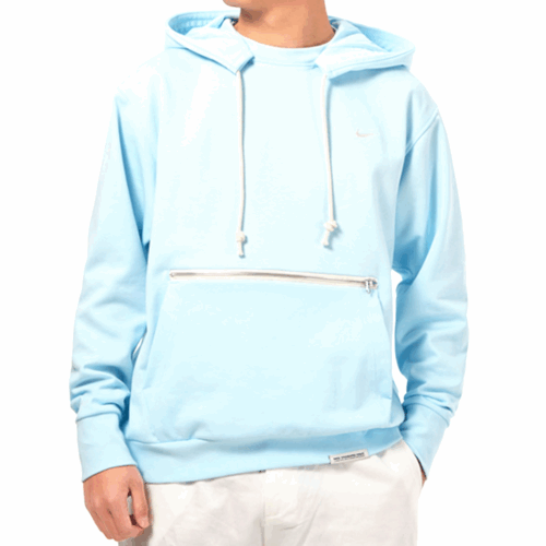 Bluza Nike AS zamykana kieszeń z kapturem niebieska