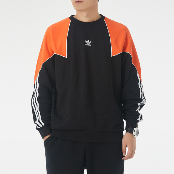 Bluza Adidas Trefoil Absrtact czarna - obrazek 3