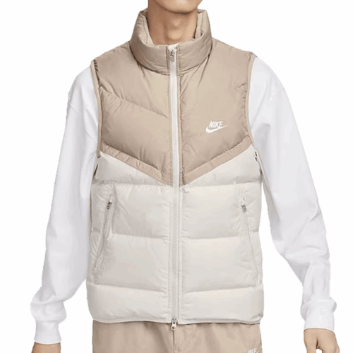 Kamizelka bezrękawnik Nike Storm Fit brown white