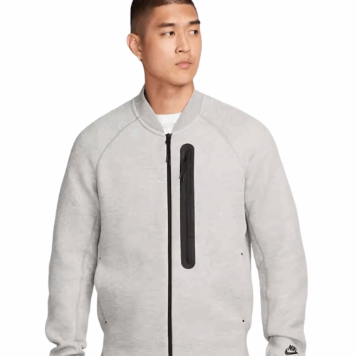 Bluza męska Nike Bomber Jacket kieszeń szara