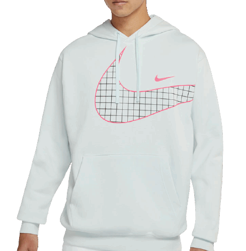 Bluza Nike NSW z kapturem logo niebieska