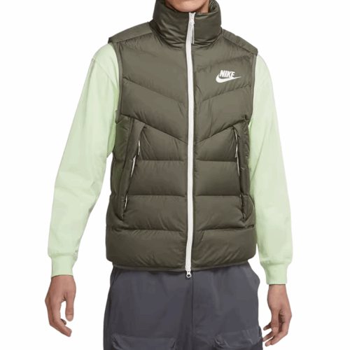 Kamizelka bezrękawnik Nike NSW pikowana zielona