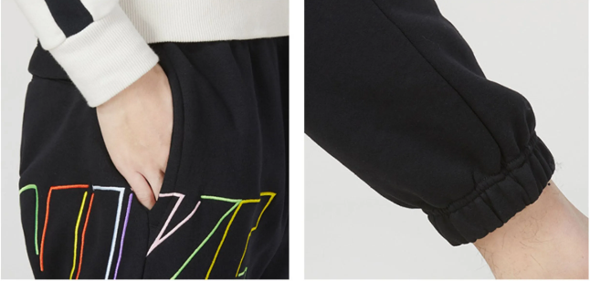 Spodnie sportowe męskie Nike logo black - obrazek 5