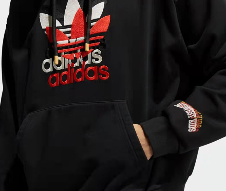 Bluza Adidas Midwest kaptur czarna - obrazek 3