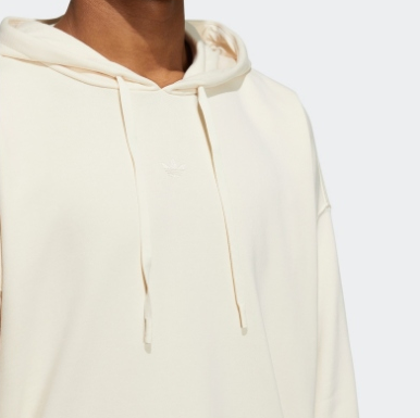 Bluza Adidas Originals Bear z kapturem ecru - obrazek 5