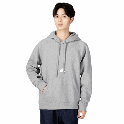 Bluza Adidas Fleece Hoodie kaptur szara