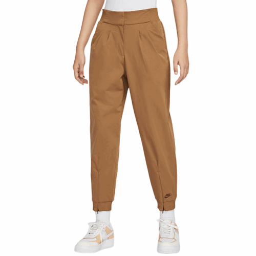 Spodnie damskie Nike Dri-FIT brązowe