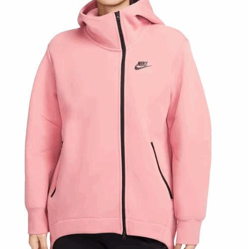 Bluza damska Nike NSW TCH kaptur różowa