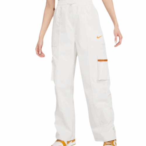 Spodnie damskie Nike Sportswear cargo białe