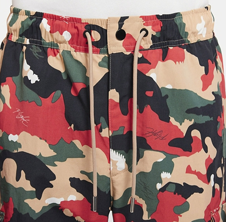 Spodnie Nike Jordan Flight bojówki moro - obrazek 4