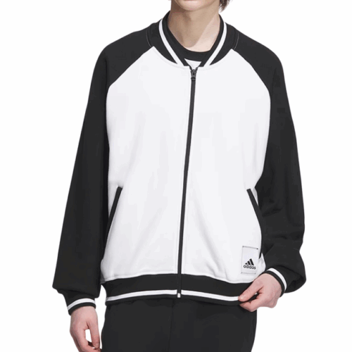 Bluza męska Adidas Bomber Jacket black-white