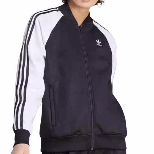 Bluza damska Adidas Adicolor czarno-biała