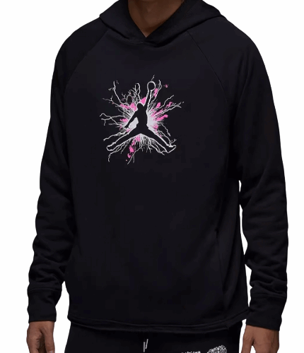 Bluza męska Nike Air Jordan z kapturem czarna