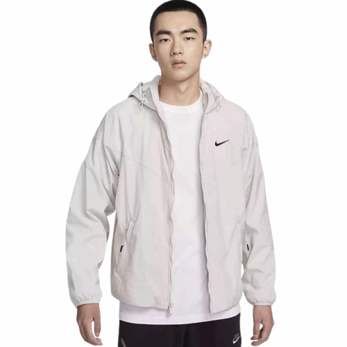 Kurtka męska Nike Windrunner kaptur biała