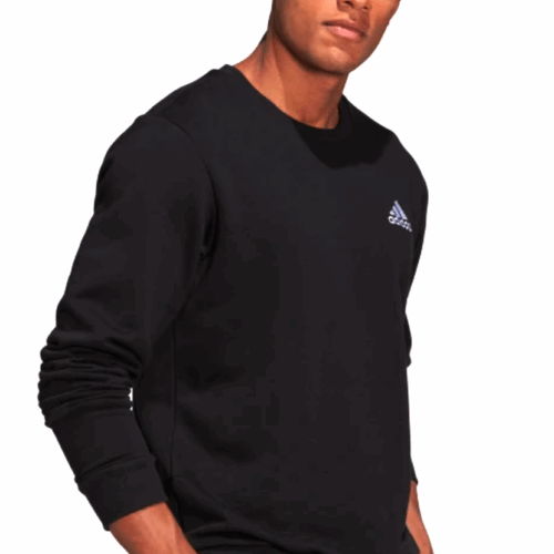 Bluza Adidas Essentials Embroidered czarna logo