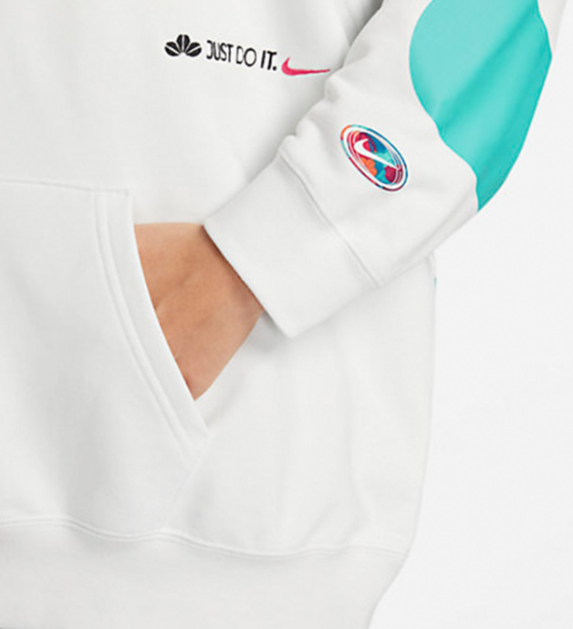 Bluza damska Nike CNY kaptur biała - obrazek 4