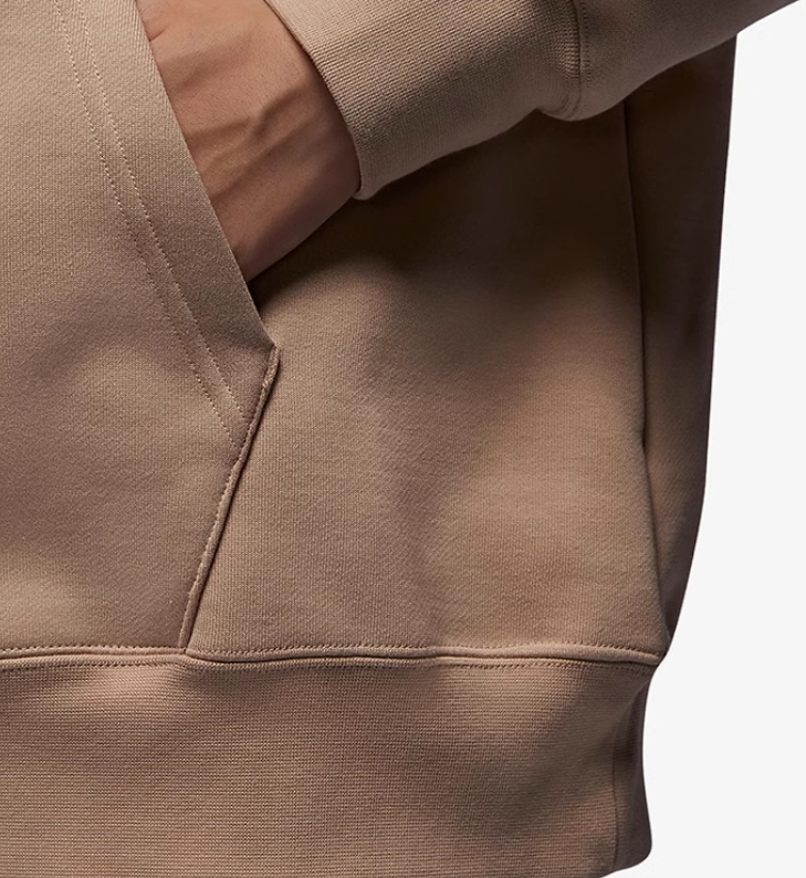 Bluza damska Nike Jordan AJGIRL kaptur beige - obrazek 5