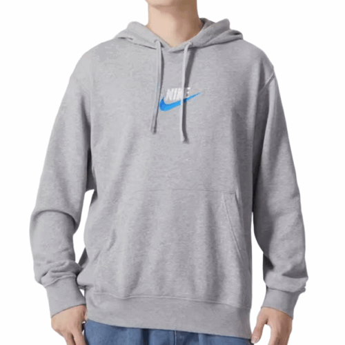 Bluza męska Nike Club kaptur szara