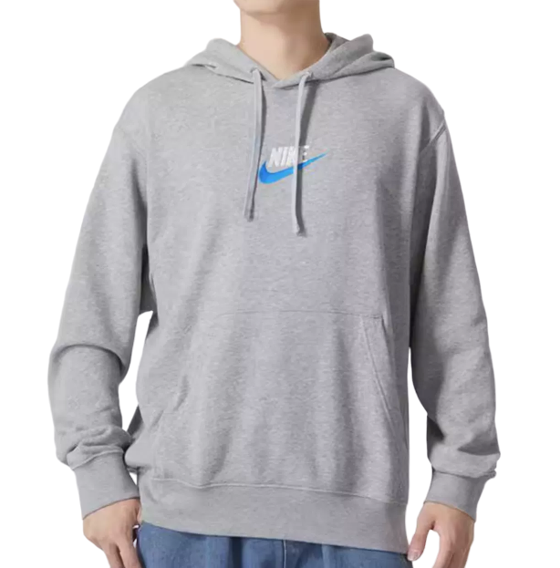 Bluza męska Nike Club kaptur szara