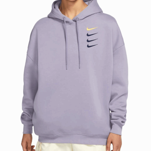 Bluza Nike NSW z kapturem fioletowa