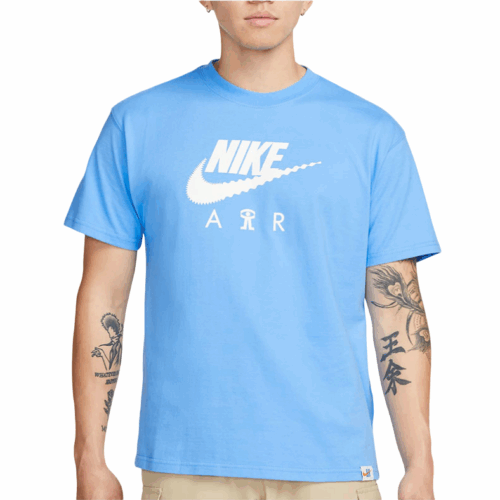 Koszulka T-Shirt Nike Sportswear Max90 bawełna niebieska
