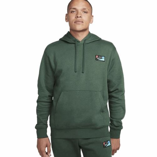 Bluza męska Nike Club Fleece z kapturem zielona
