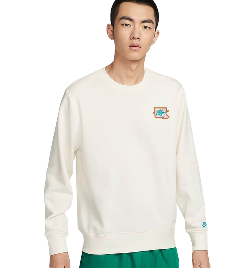 Bluza męska Nike Club French Terry ecru