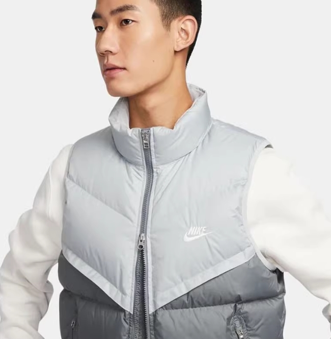 Kamizelka bezrękawnik Nike Storm Fit grey - obrazek 3