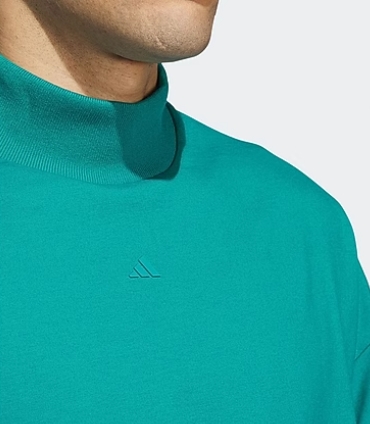 Bluza męska Adidas Basketball long sleeve zielona - obrazek 5