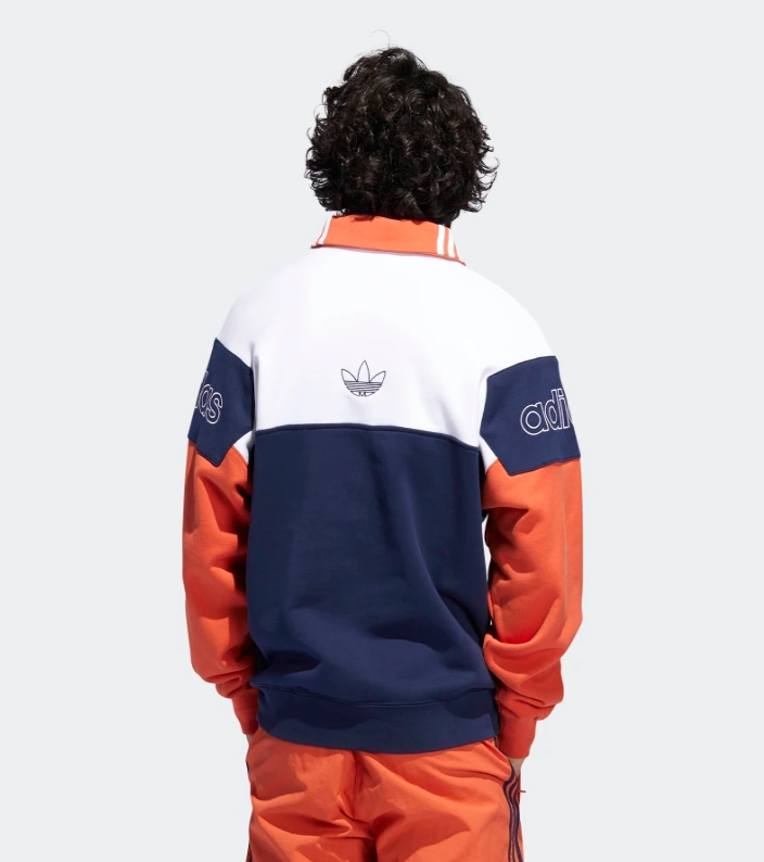 Bluza Adidas Rugby With Three Stripes kolorowa - obrazek 7