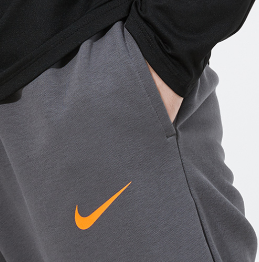 Spodnie sportowe Nike Sportswear French Terry szare - obrazek 4