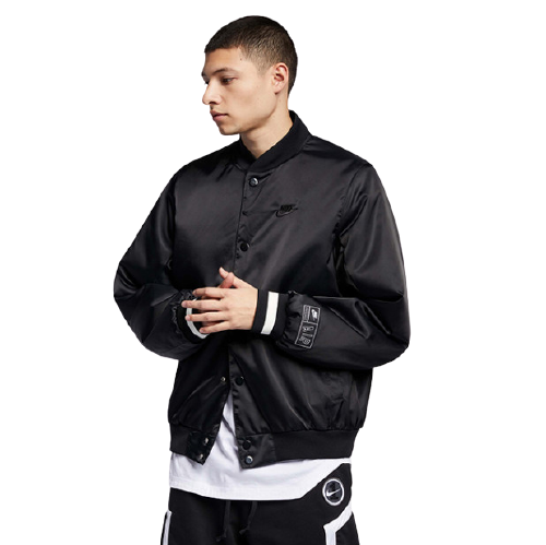 Kurtka Nike Air bejsbelówka logo czarna