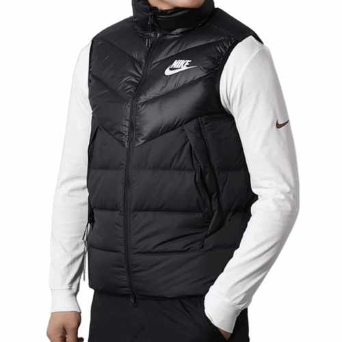 Kamizelka bezrękawnik Nike NSW pikowana czarna