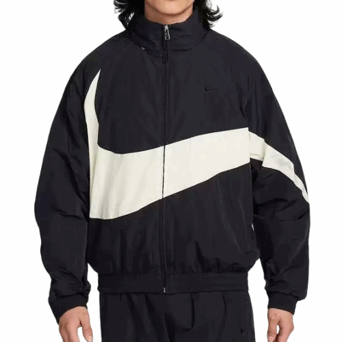 Kurtka męska Nike Swoosh wiatrówka kaptur black