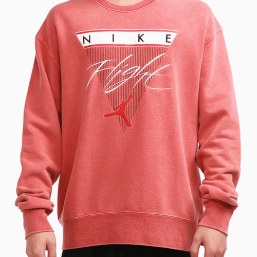 Bluza Nike Jordan Flight Crew logo czerwona