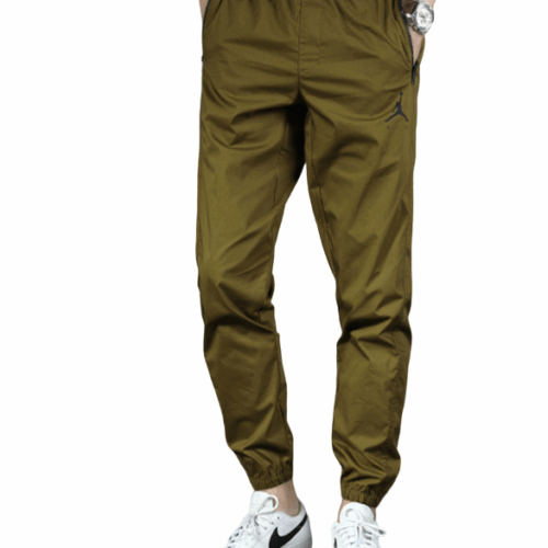 Spodnie sportowe Nike Jordan Jumpman oliwkowe